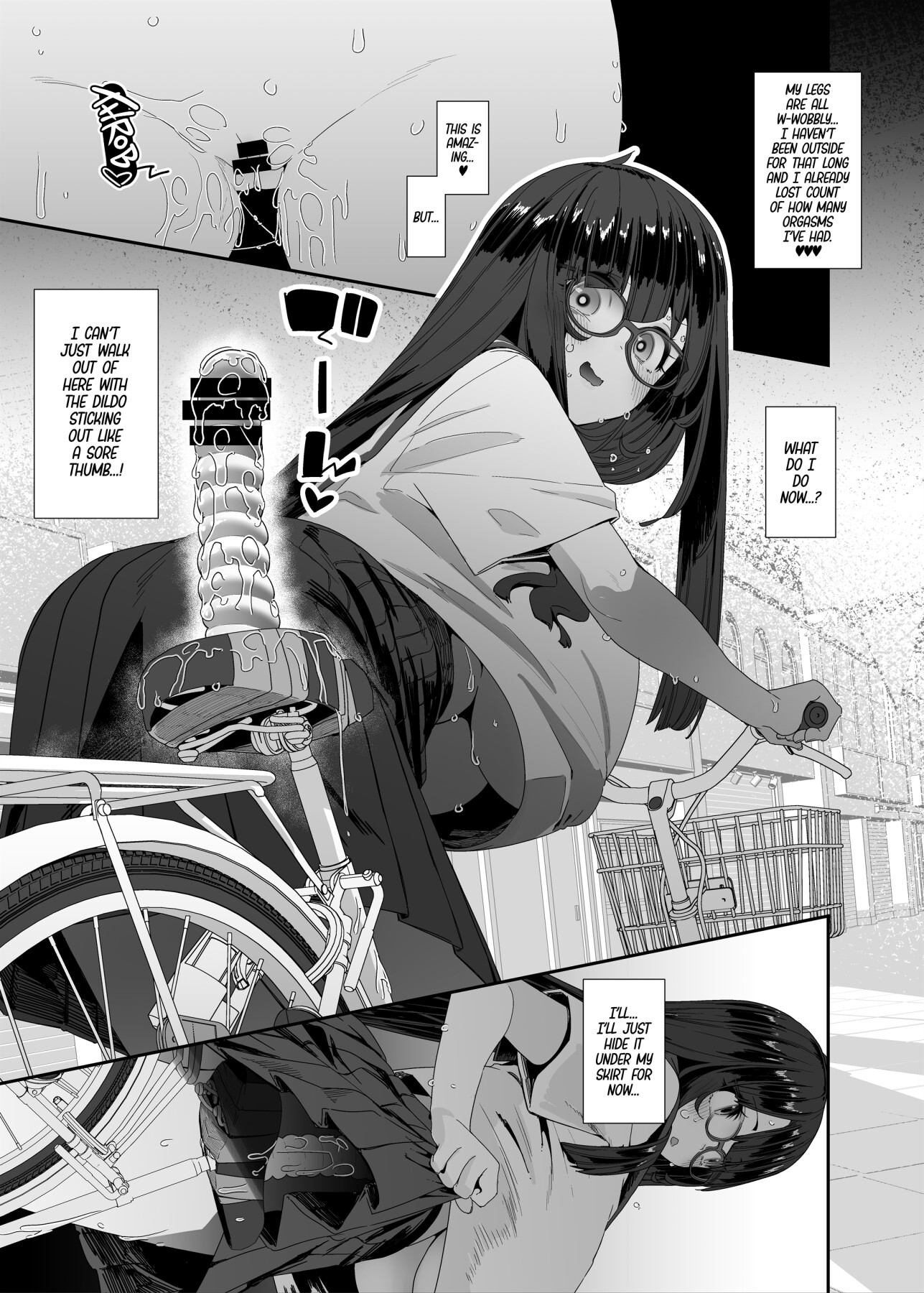 Hentai Manga Comic-The Slutty, Stacked Middle Schooler Who Gets Off on her Bike-Read-39